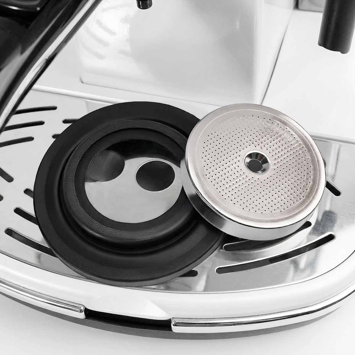Delonghi Espresso Magnifica - デロンギ ECO310/150/155/200/220/330/260/270/450 などのモデルに対応する、グループヘッド用パックスクリーンボイラー用ガスケットシール。 コーヒーマシン
