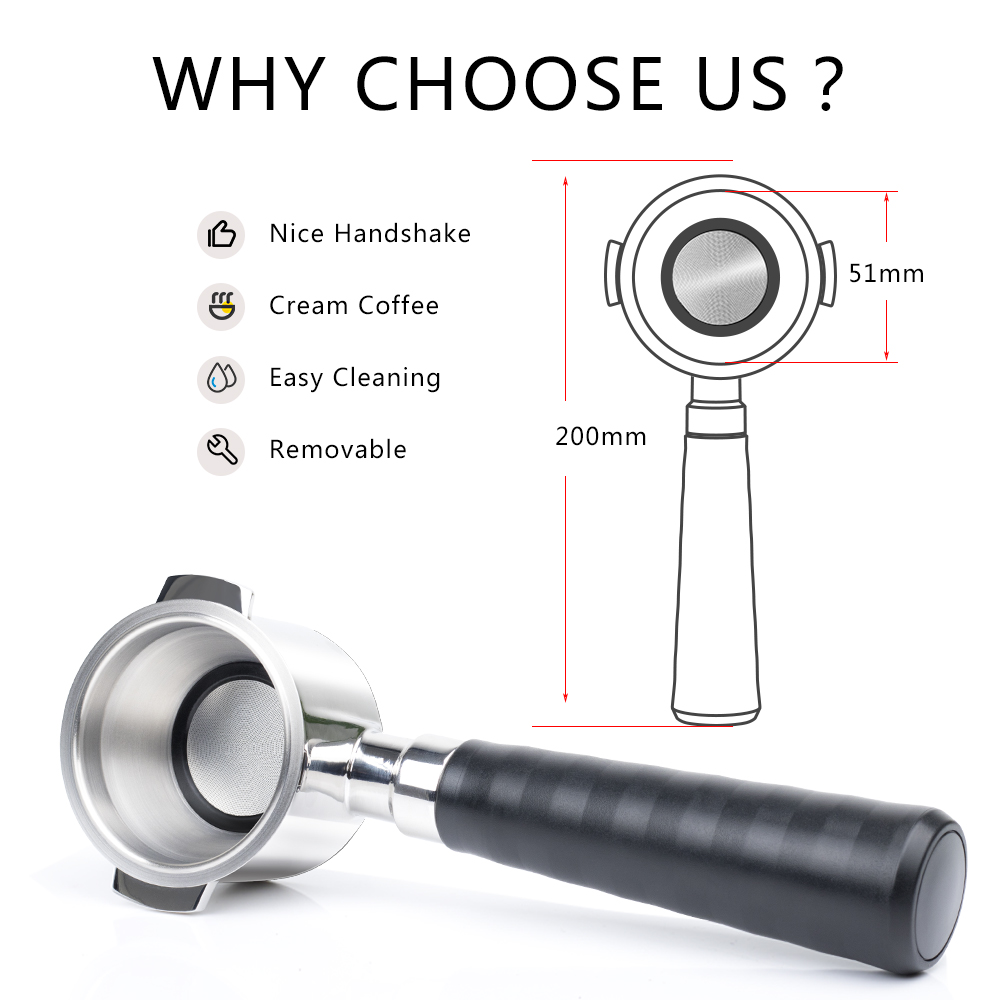 Delonghi Espresso Magnifica - デロンギ-フィルター付きコーヒーマシン,2つのears,フィルターバスケット,アクセサリー,51mm