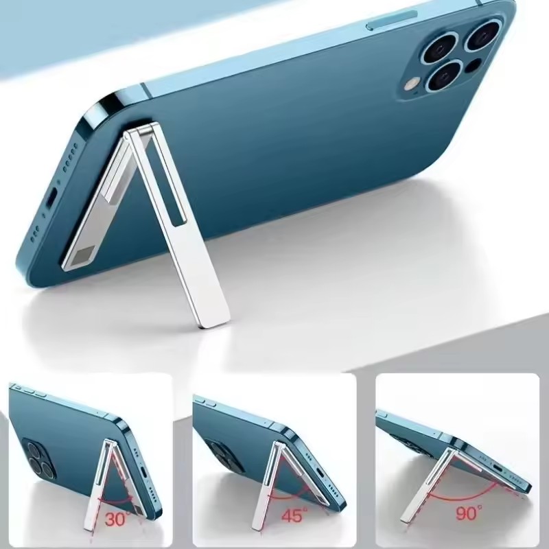 Taco Stand Holder - マグネティック超薄型折りたたみ式携帯電話ホルダーブラケット 金属合金製デスクトップ携帯電話スタンド ユニバーサル携帯電話サポートキックスタンド