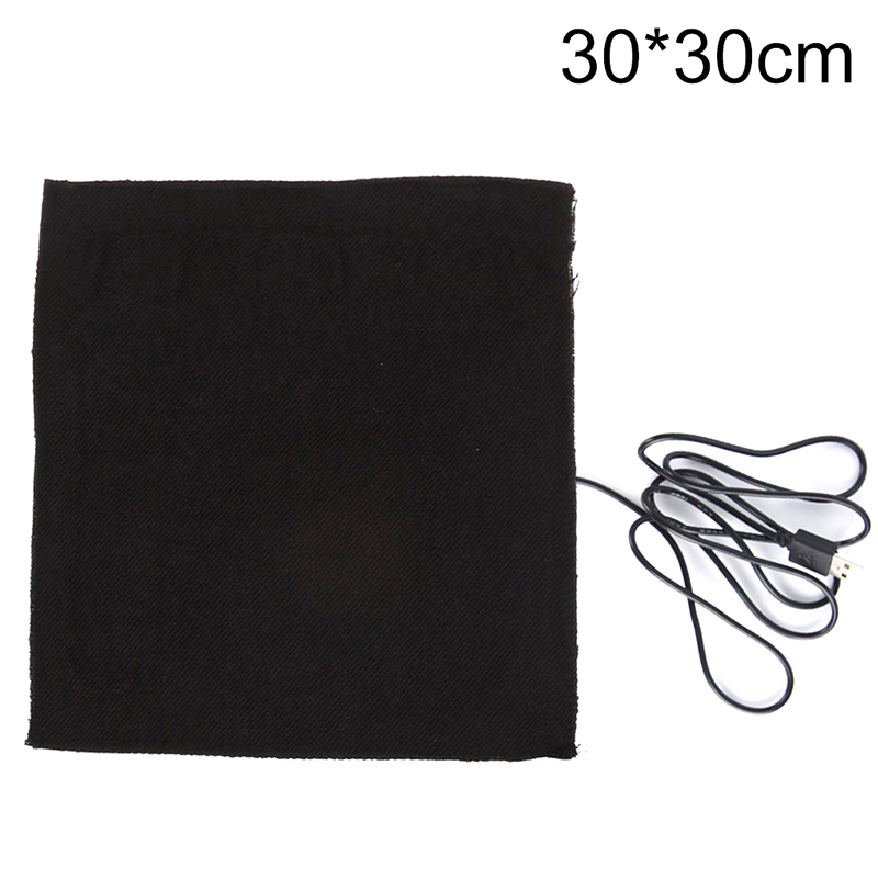 Crepe Pan Carbon - ポータブルカーボンファイバー加熱パッド,30x30cm, 15x20cm, 1ピース,加熱プレート,USB,暖かい,体,足,冬