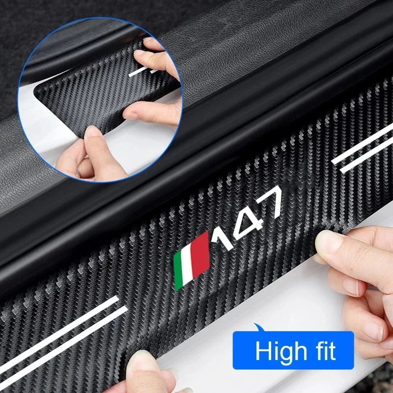 車のトランクバンパーの保護ステッカー,ドアのしきい値,スカッ - Crepe Pan Carbon のレビューと価格