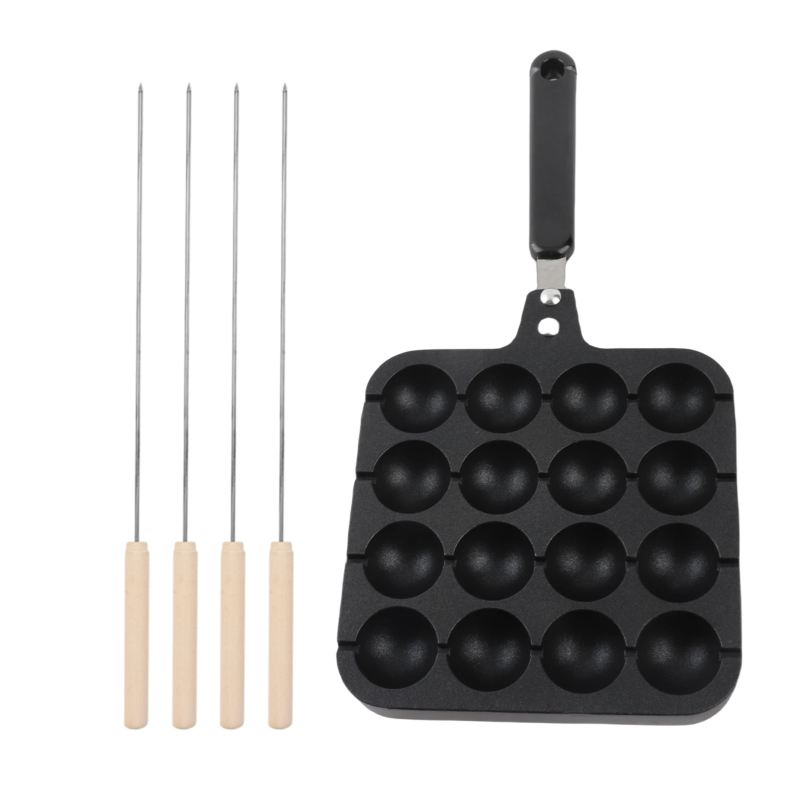 焦げ付き防止加工のたこ焼きグリルパン、調理用型、焼き型、トレ - Takoyaki Grill Plate のレビューと価格