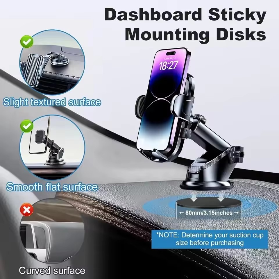 1/10個入り 車載電話ホルダー用ステッカー 吸盤式粘着ダッ - Taco Stand Holder のレビューと価格