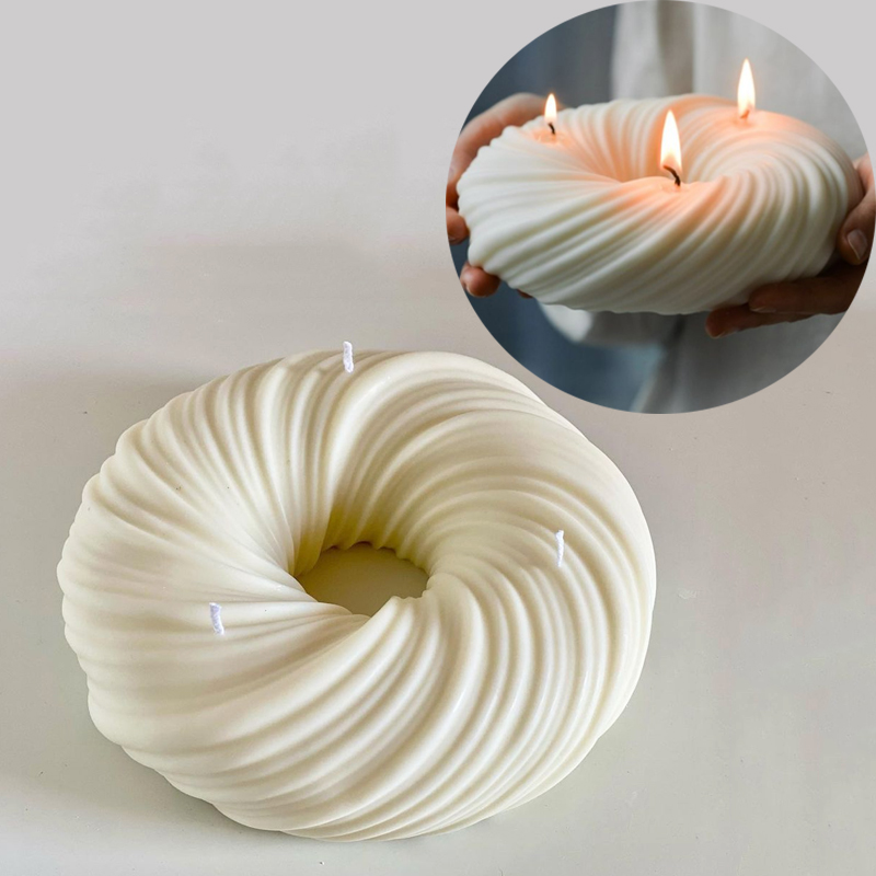 3D ビッグドーナツシリコーンキャンドルモールド DIY チ - Donut Mold Silicone のレビューと価格
