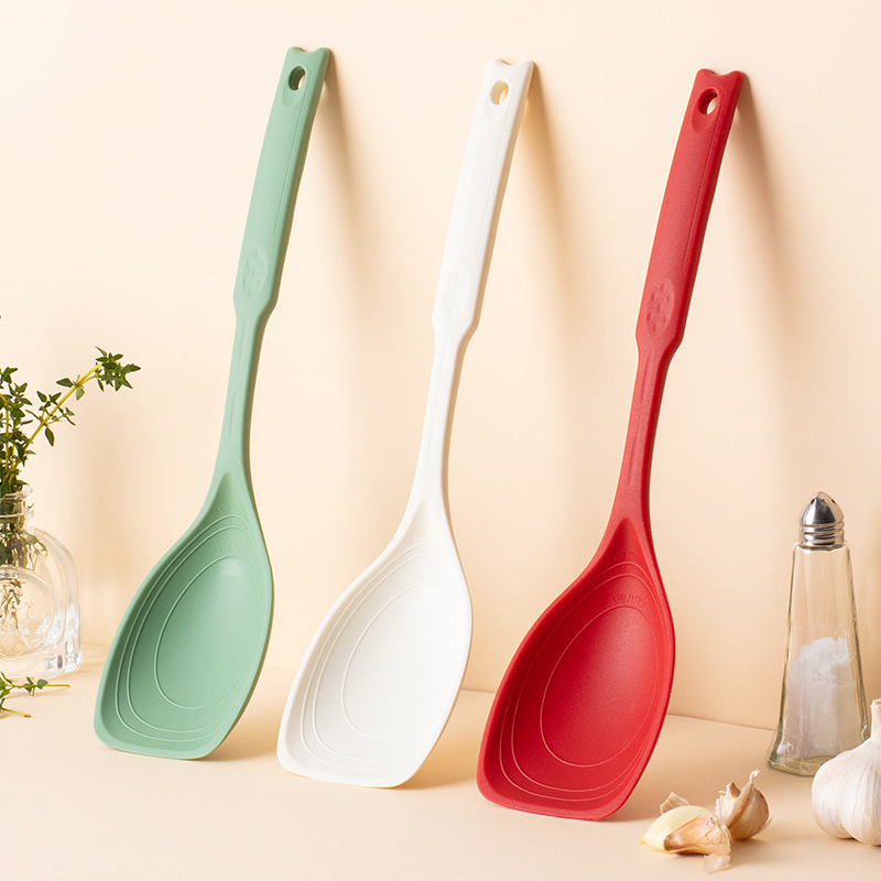 2-in-1 シリコン製スパチュラとスプーン 耐熱性と焦げ付 - Okonomiyaki Spatula のレビューと価格