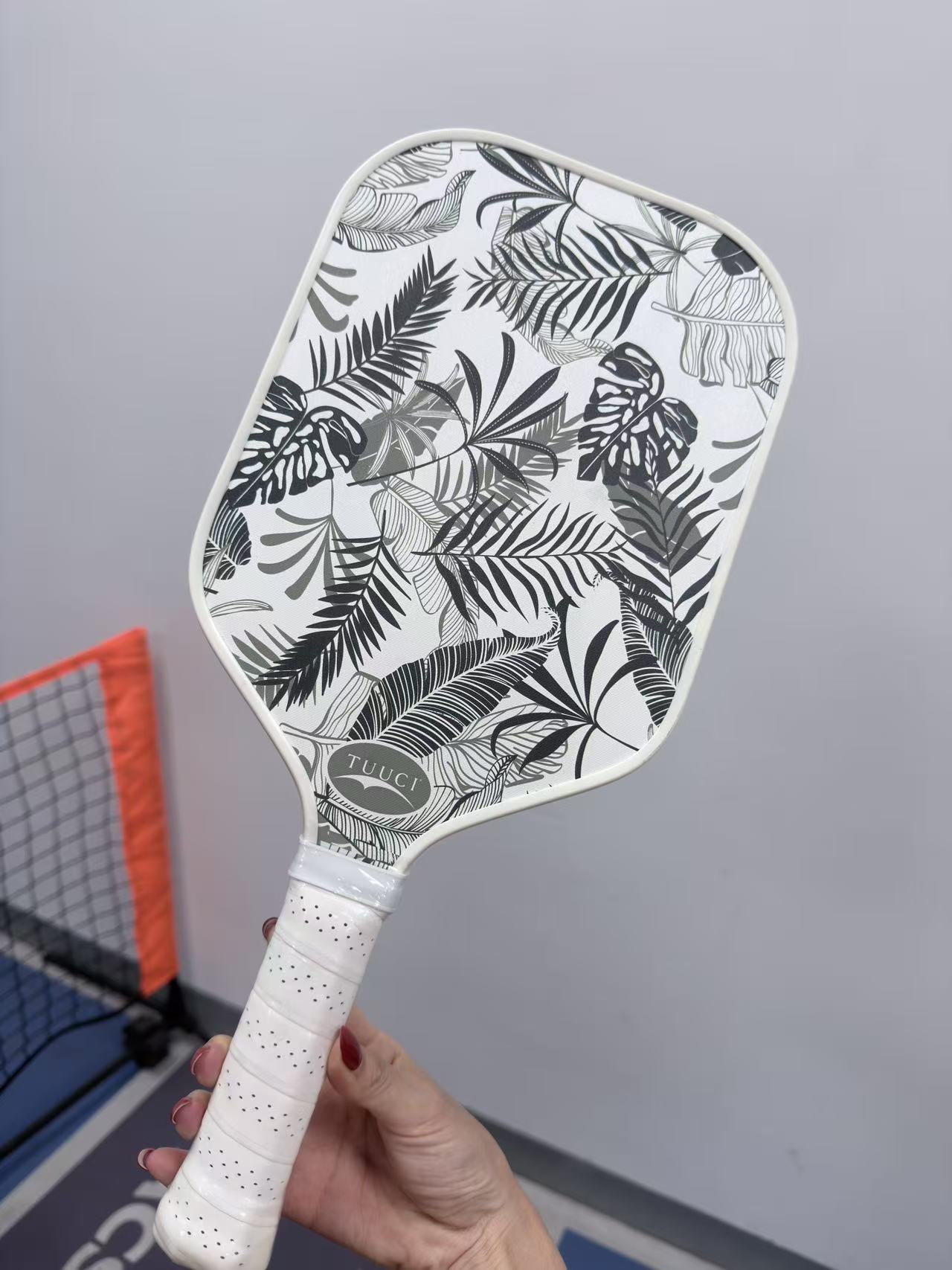 両面印刷ピクルボールパドル ユニークな両面デザイン カーボン - Crepe Pan Carbon のレビューと価格