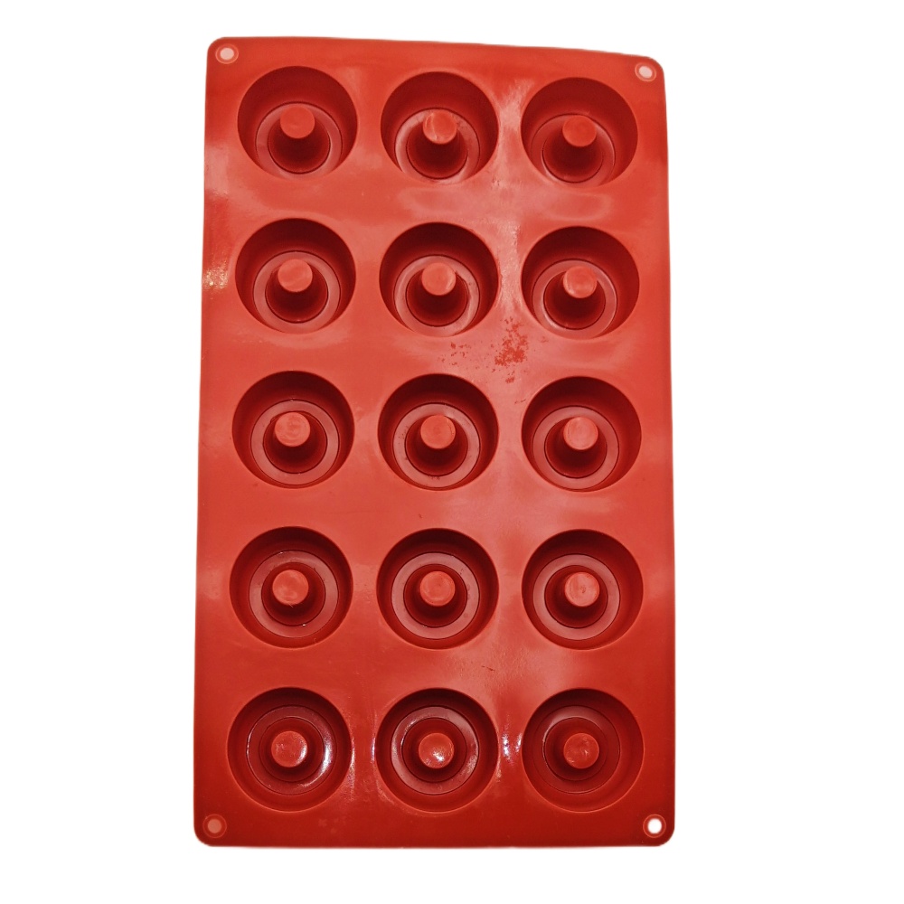 ホットセール中！15穴ワインボトル型シリコンケーキ型 DIY - Donut Mold Silicone のレビューと価格